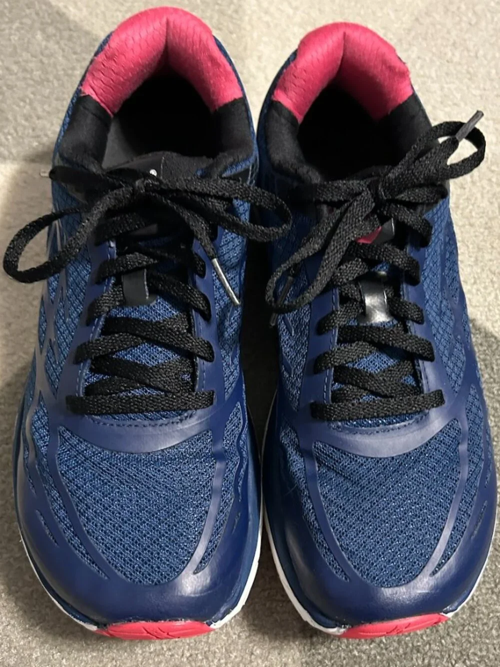Topo Magnifly 2 Navy/Pink/Black Running Sneakers 0-Drop Women's Size 8